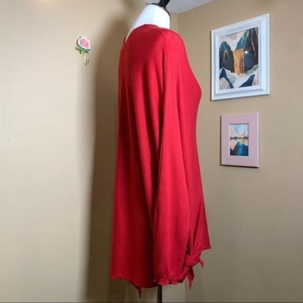 RD STYLE | Oversized Crimson Red Tunic Sweater - Medium - Picture 10 of 11